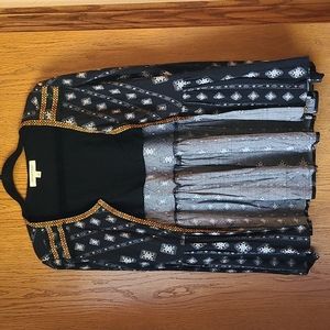 Living Doll Women's Cardigan Boho Western Size 1x